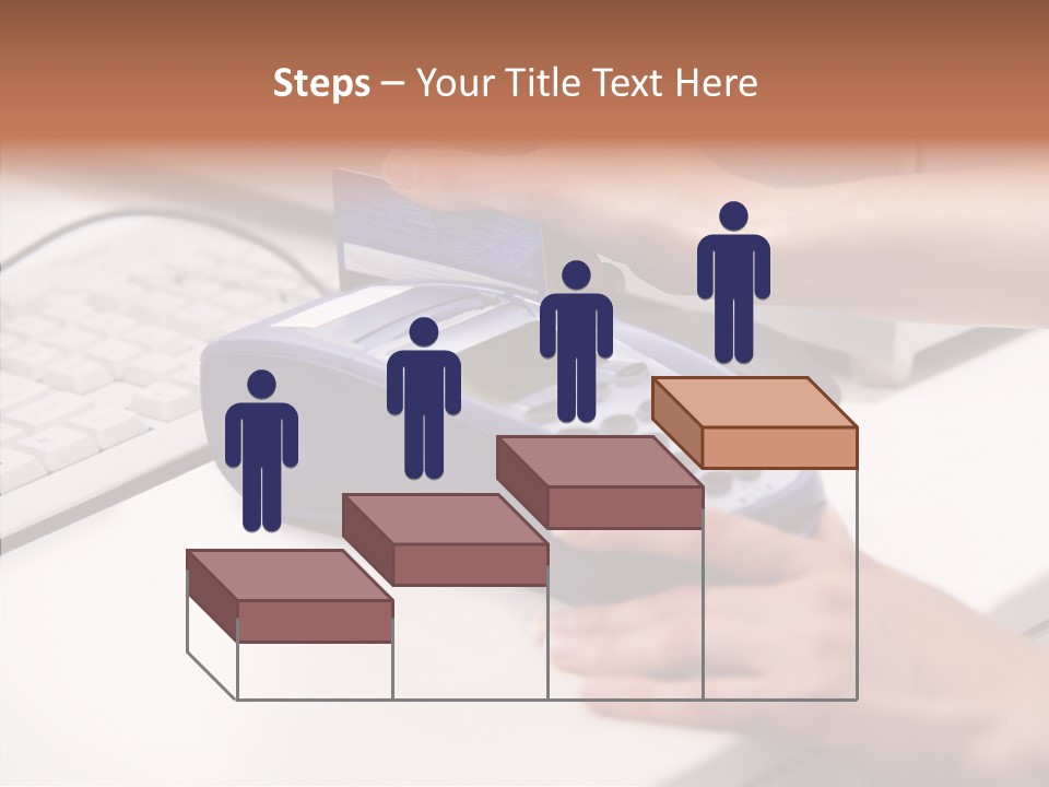 Female Selling Close PowerPoint Template