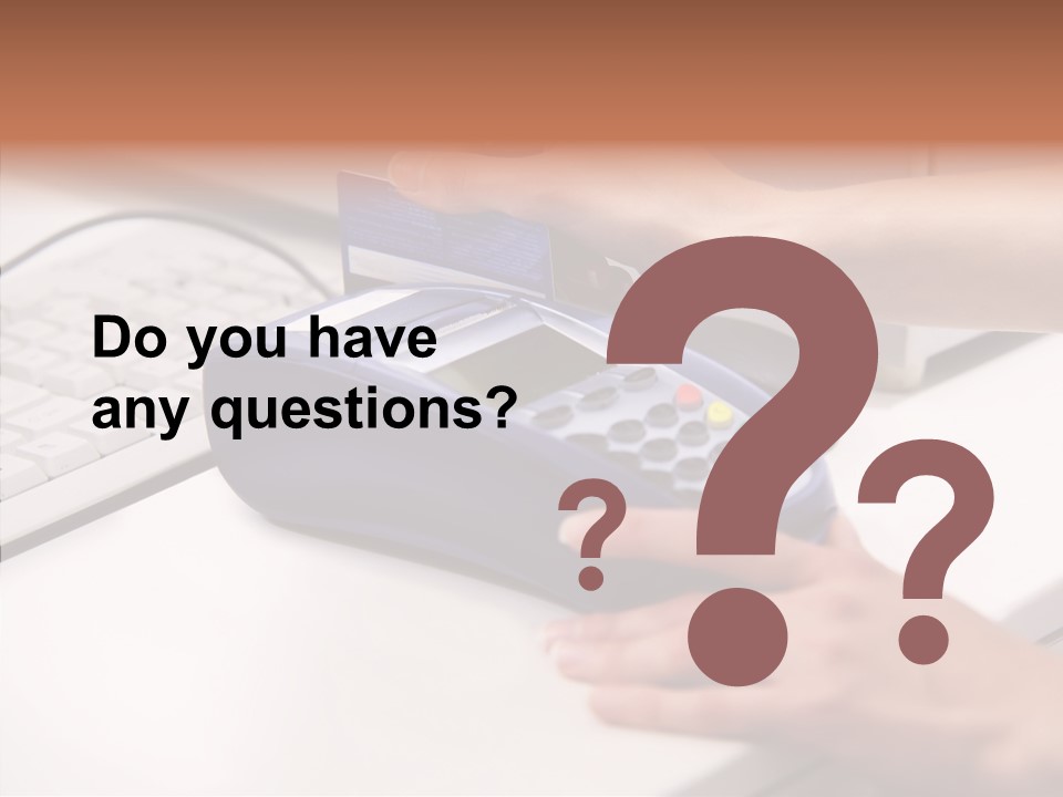 Female Selling Close PowerPoint Template