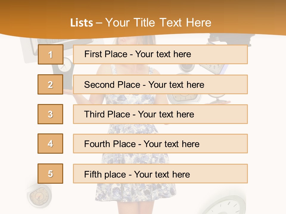 Lots Young Alarm PowerPoint Template