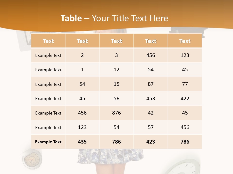 Lots Young Alarm PowerPoint Template