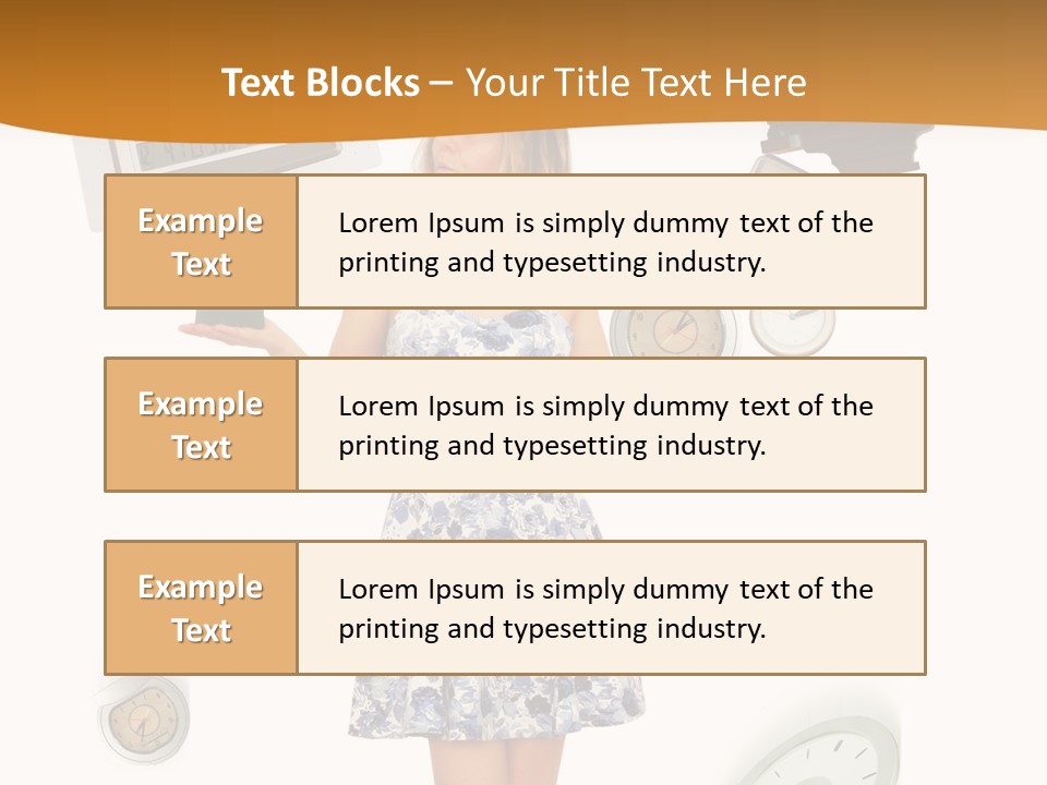 Lots Young Alarm PowerPoint Template