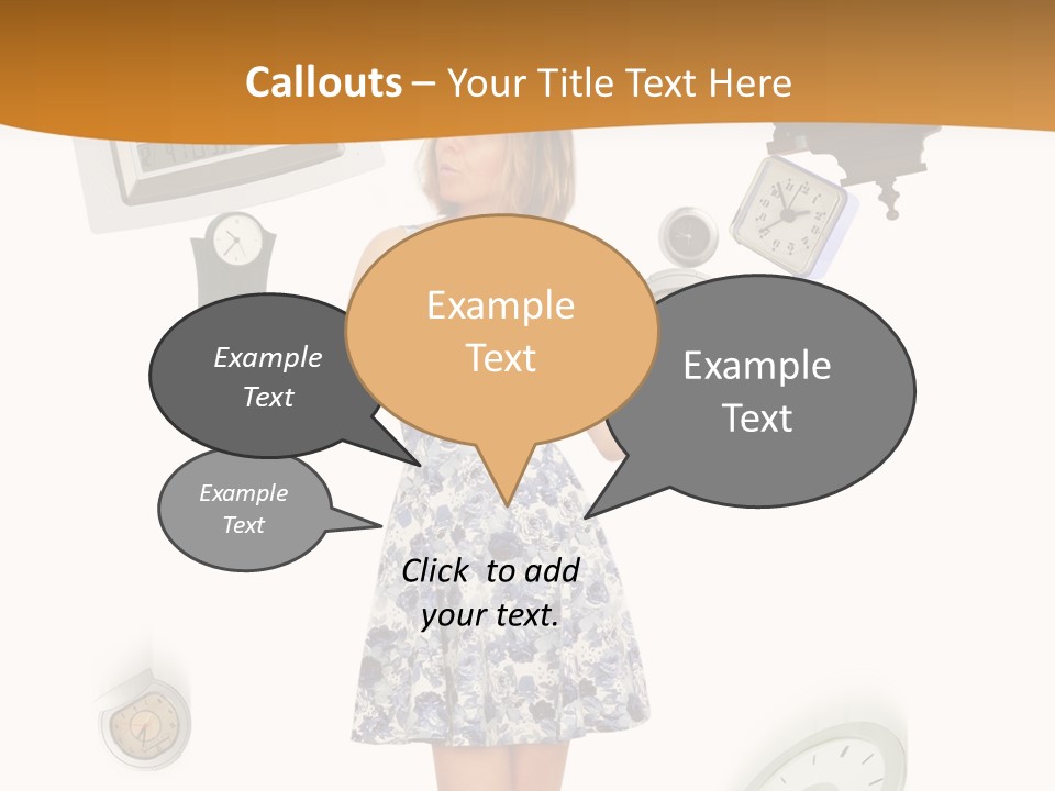 Lots Young Alarm PowerPoint Template