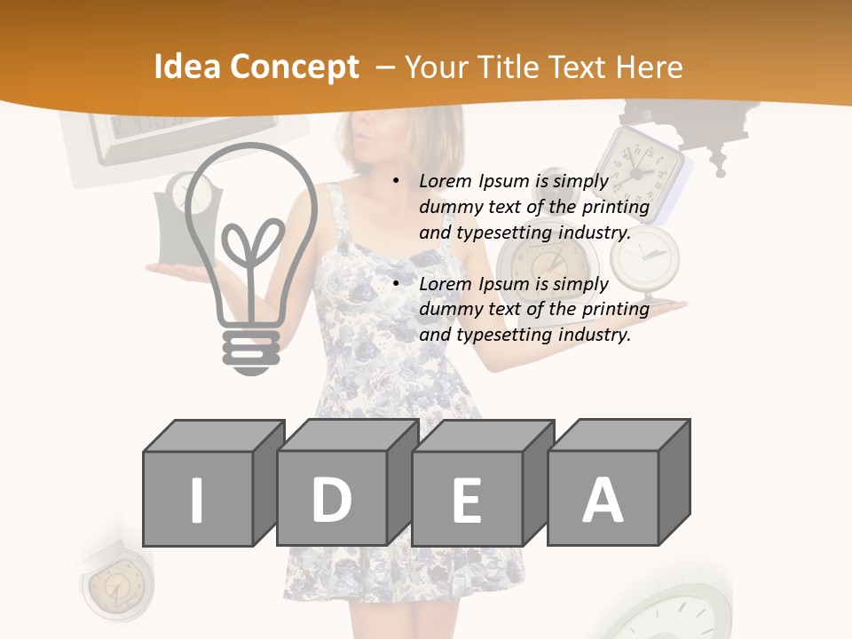 Lots Young Alarm PowerPoint Template