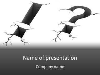 Text Problem Shiny PowerPoint Template