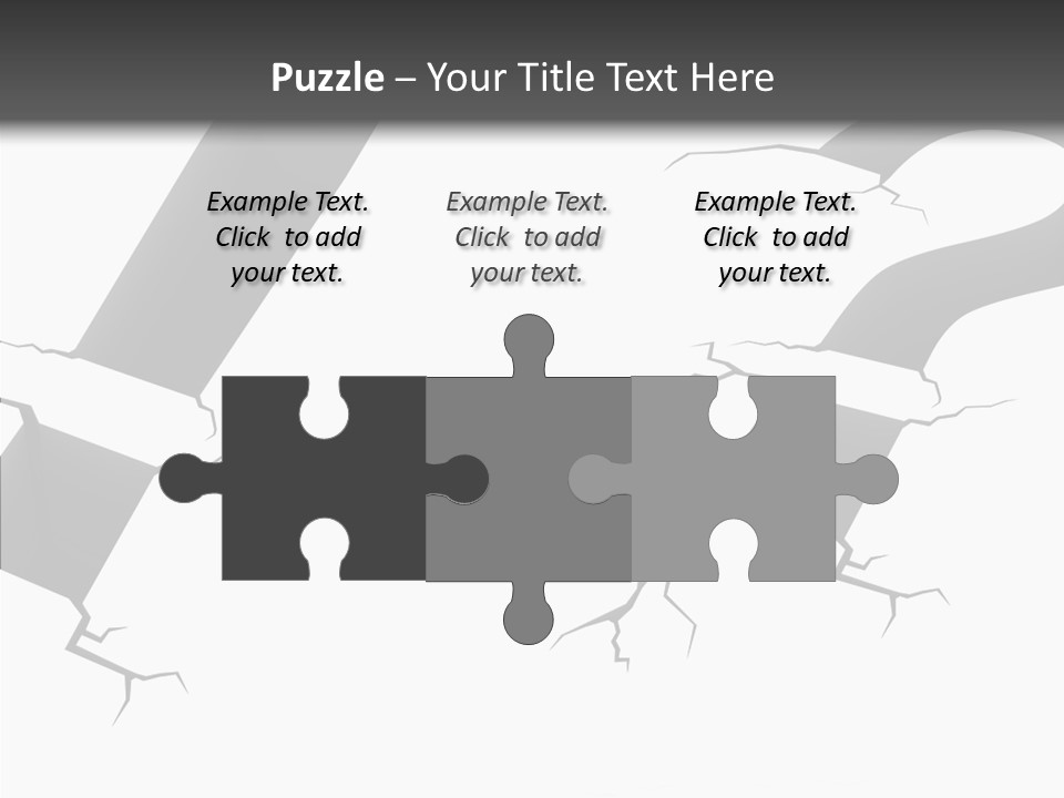 Text Problem Shiny PowerPoint Template