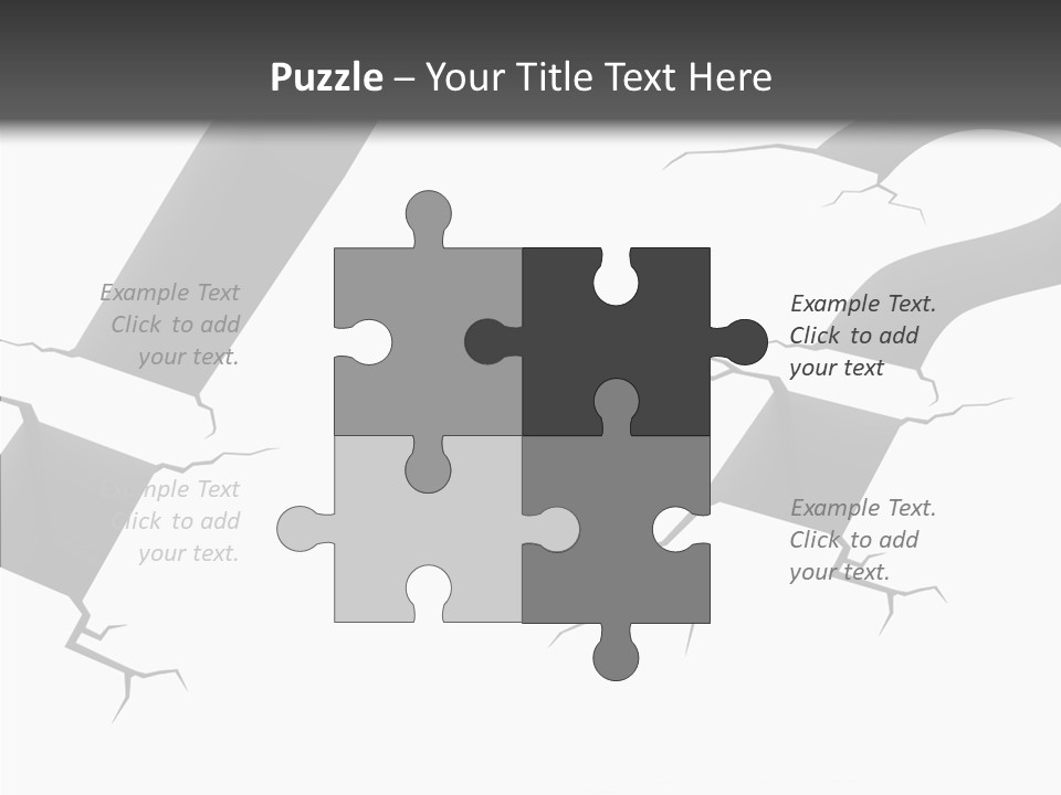 Text Problem Shiny PowerPoint Template