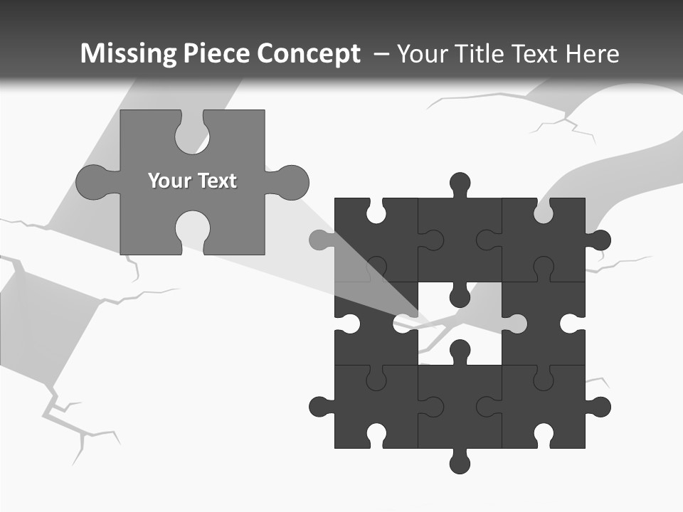 Text Problem Shiny PowerPoint Template