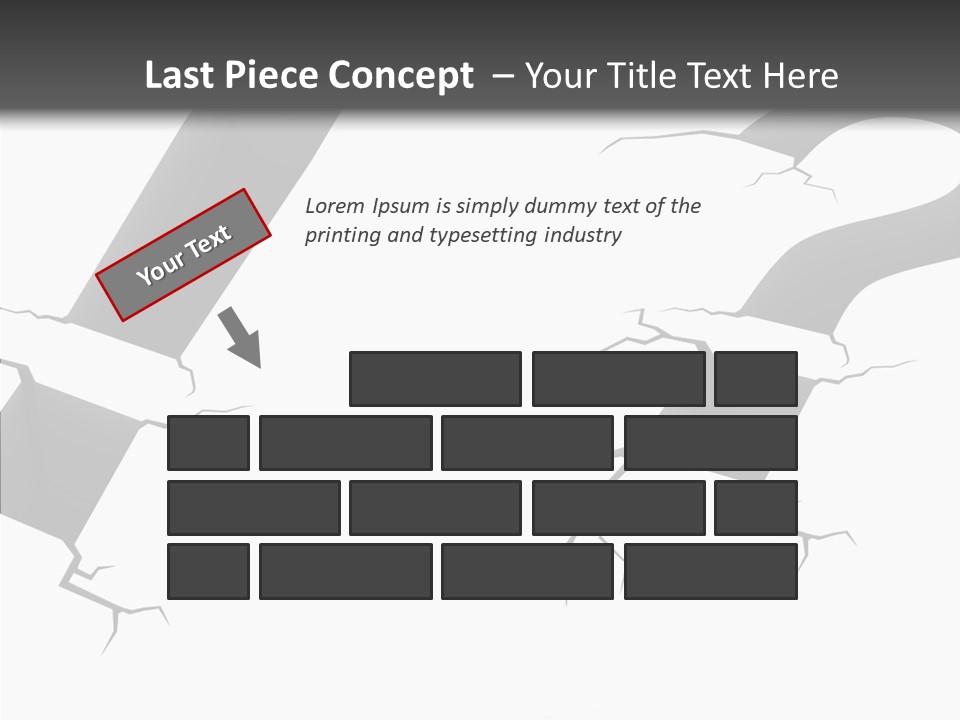 Text Problem Shiny PowerPoint Template