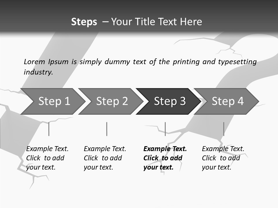 Text Problem Shiny PowerPoint Template