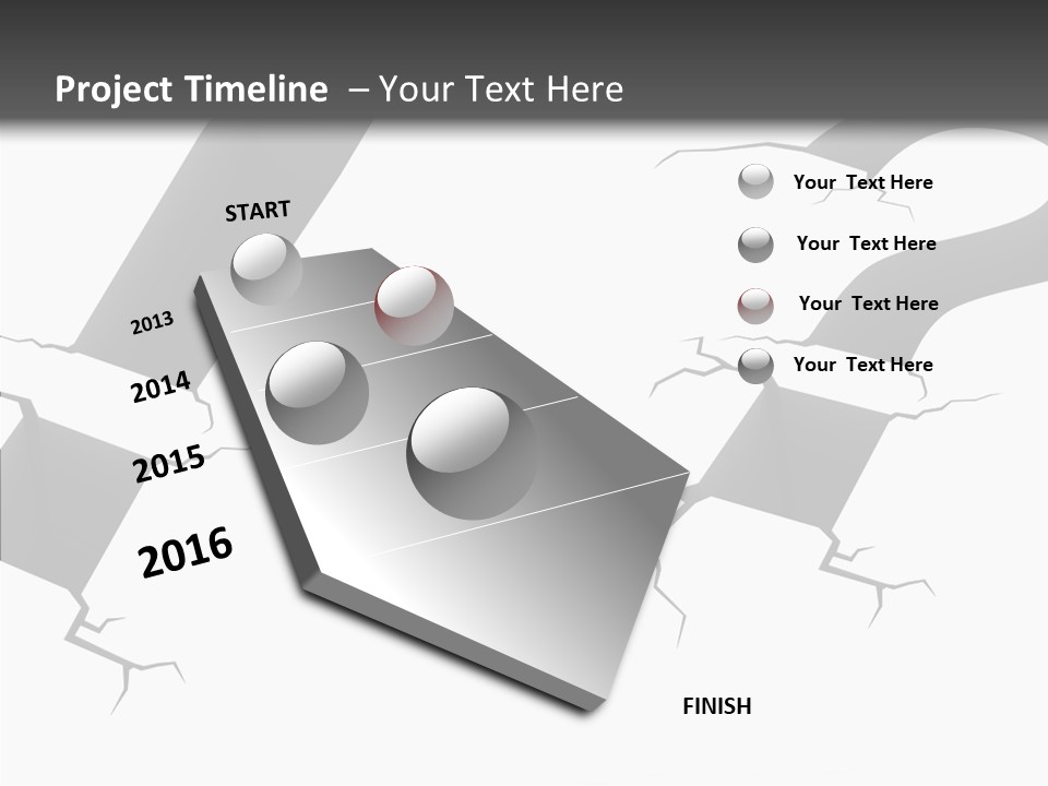 Text Problem Shiny PowerPoint Template