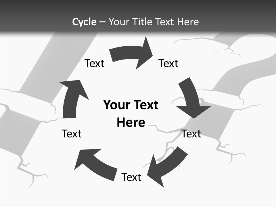Text Problem Shiny PowerPoint Template