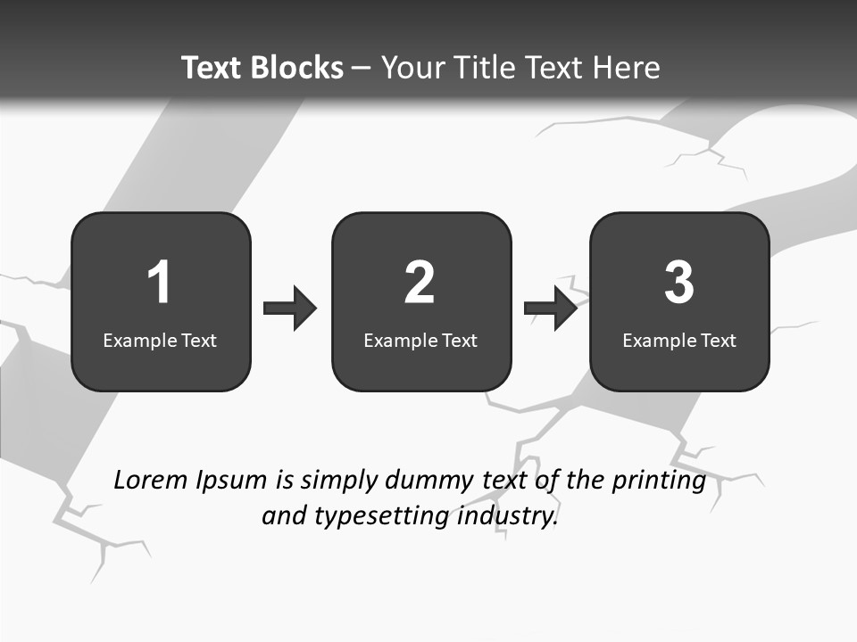 Text Problem Shiny PowerPoint Template