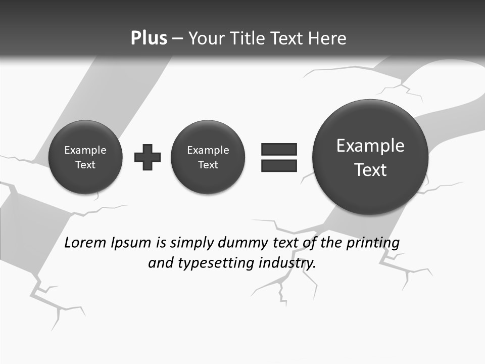 Text Problem Shiny PowerPoint Template
