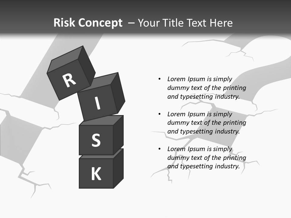 Text Problem Shiny PowerPoint Template