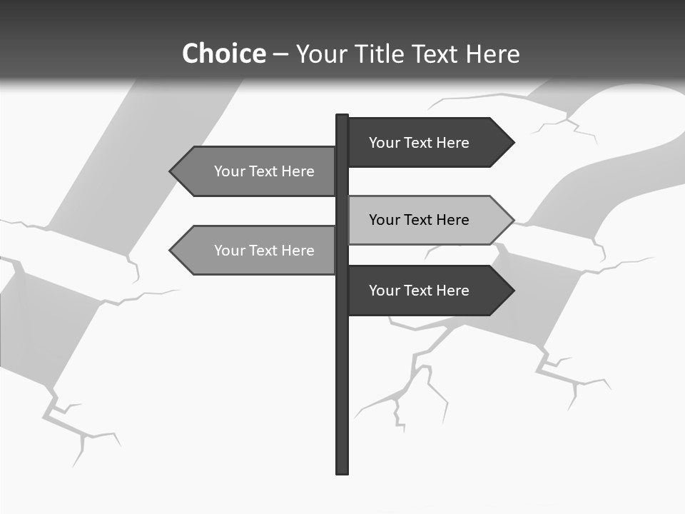 Text Problem Shiny PowerPoint Template