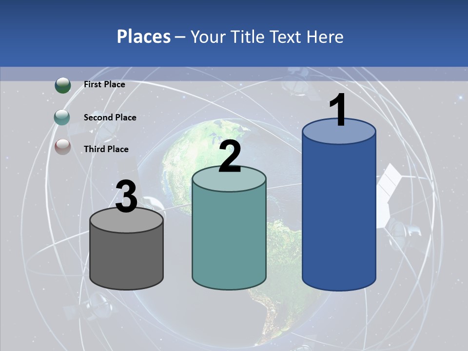 Space Technology Communications PowerPoint Template
