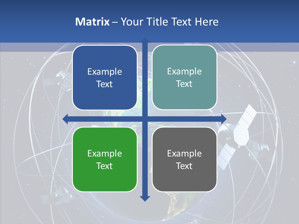 Space Technology Communications PowerPoint Template