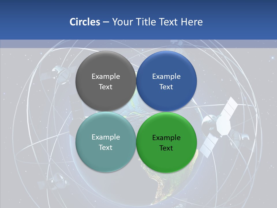 Space Technology Communications PowerPoint Template