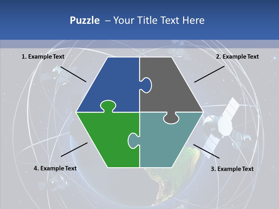 Space Technology Communications PowerPoint Template