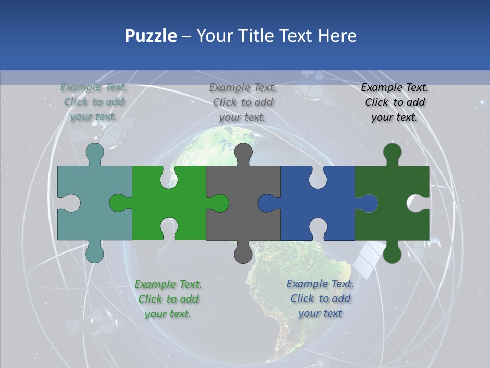 Space Technology Communications PowerPoint Template