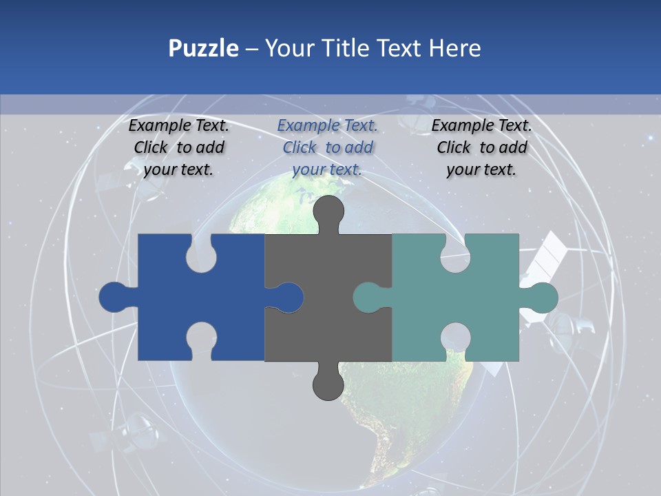 Space Technology Communications PowerPoint Template