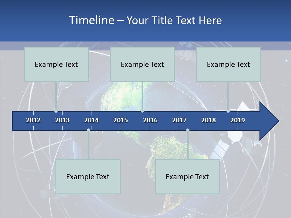 Space Technology Communications PowerPoint Template