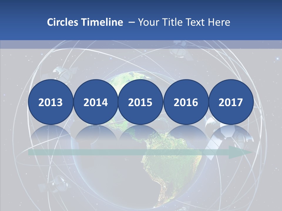 Space Technology Communications PowerPoint Template