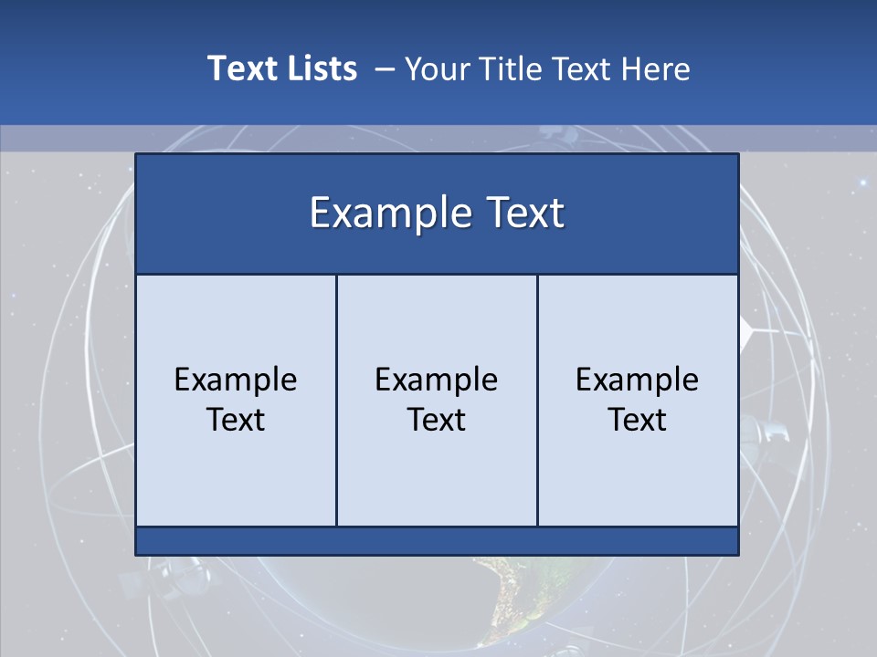 Space Technology Communications PowerPoint Template