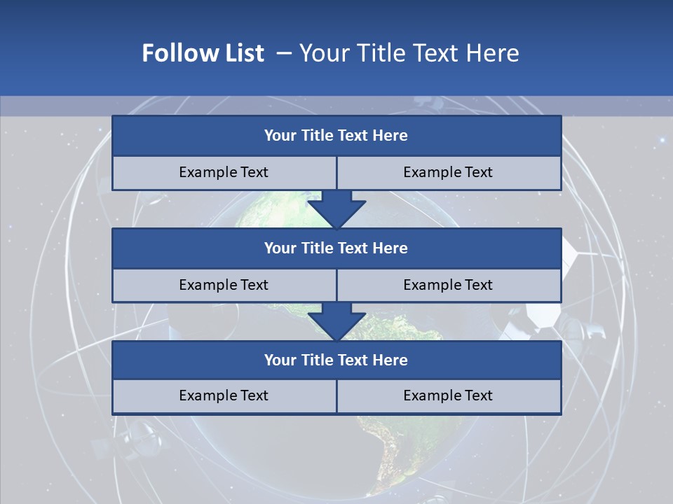 Space Technology Communications PowerPoint Template