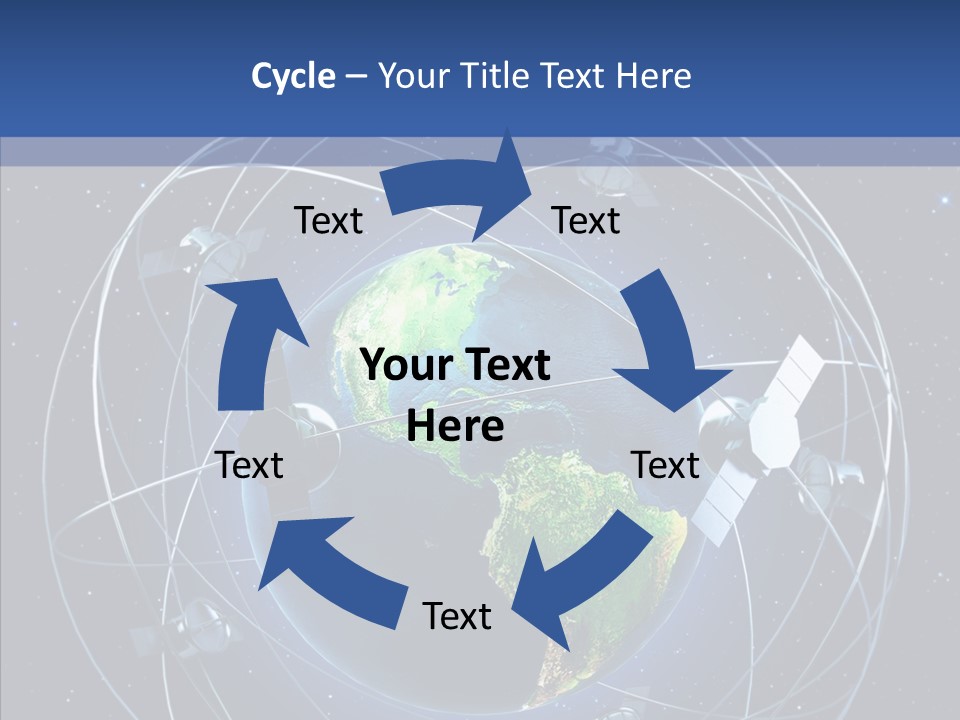 Space Technology Communications PowerPoint Template