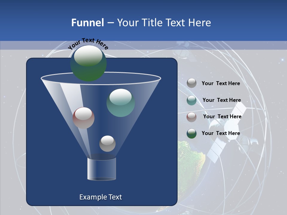 Space Technology Communications PowerPoint Template