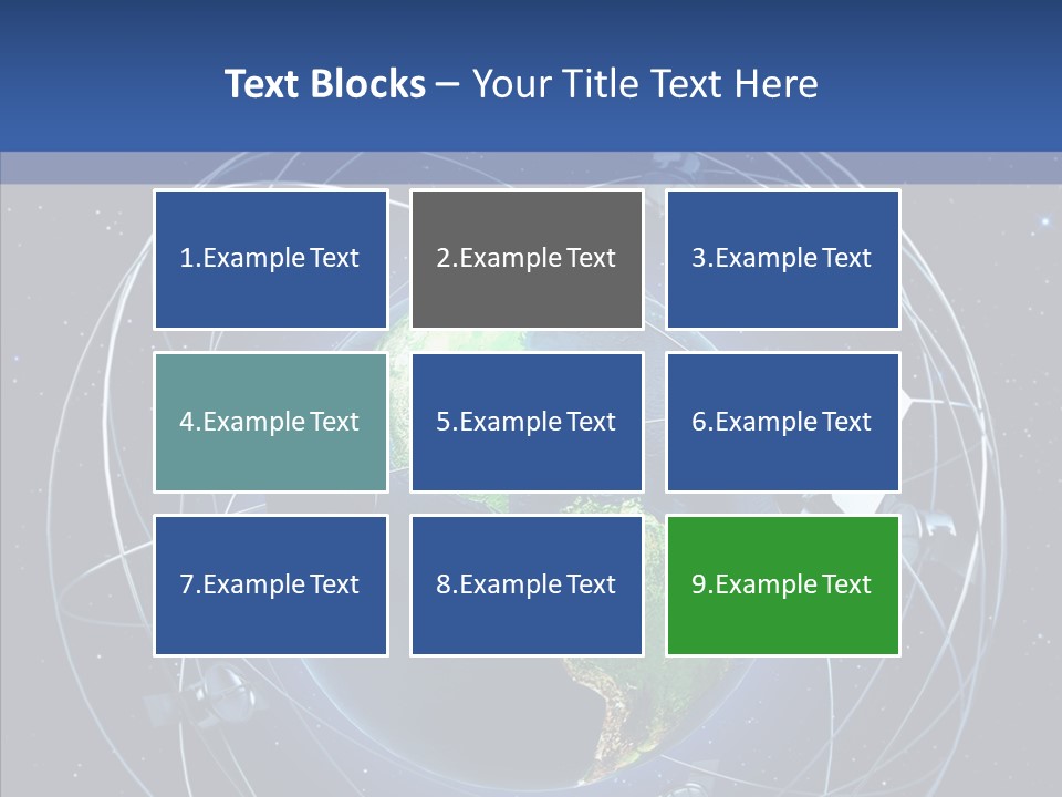Space Technology Communications PowerPoint Template