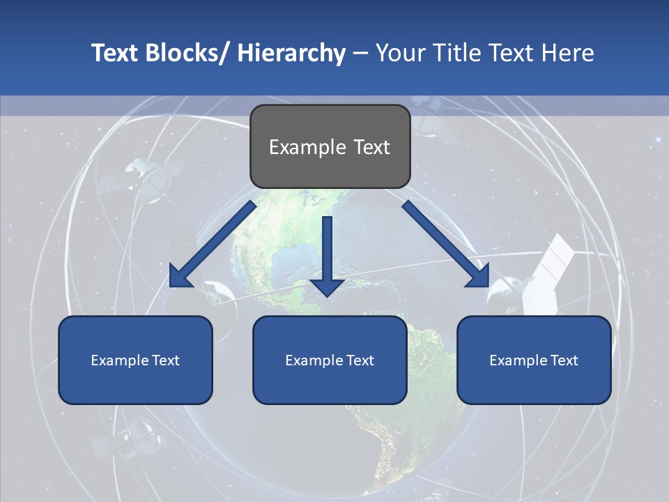 Space Technology Communications PowerPoint Template