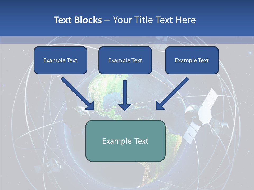 Space Technology Communications PowerPoint Template