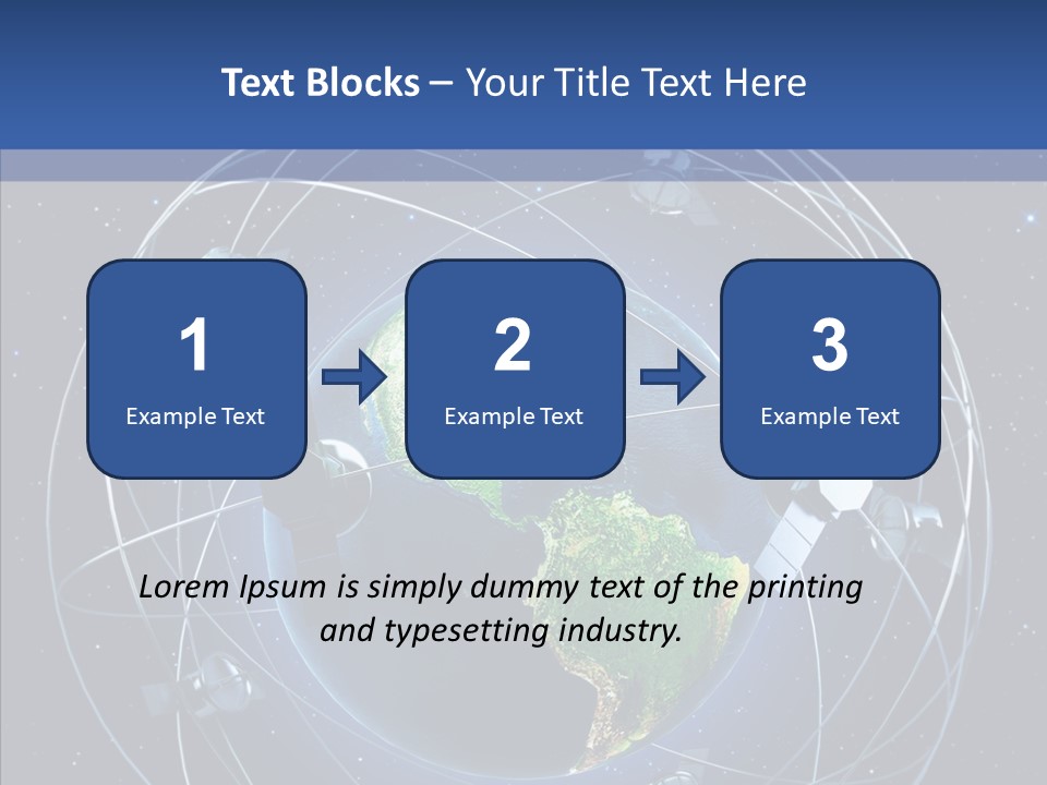 Space Technology Communications PowerPoint Template