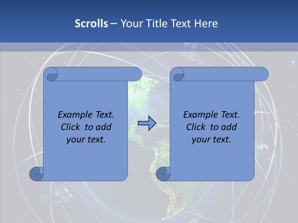 Space Technology Communications PowerPoint Template