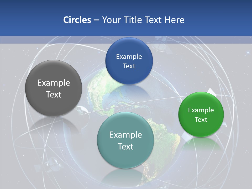Space Technology Communications PowerPoint Template