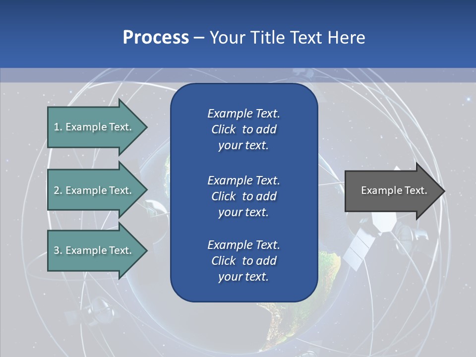 Space Technology Communications PowerPoint Template