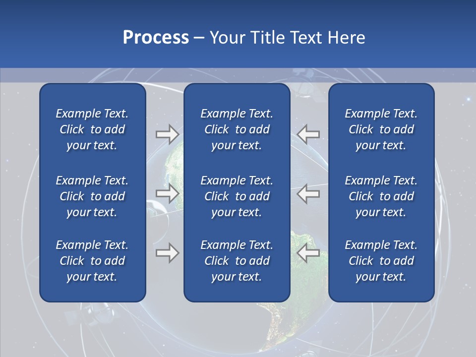 Space Technology Communications PowerPoint Template