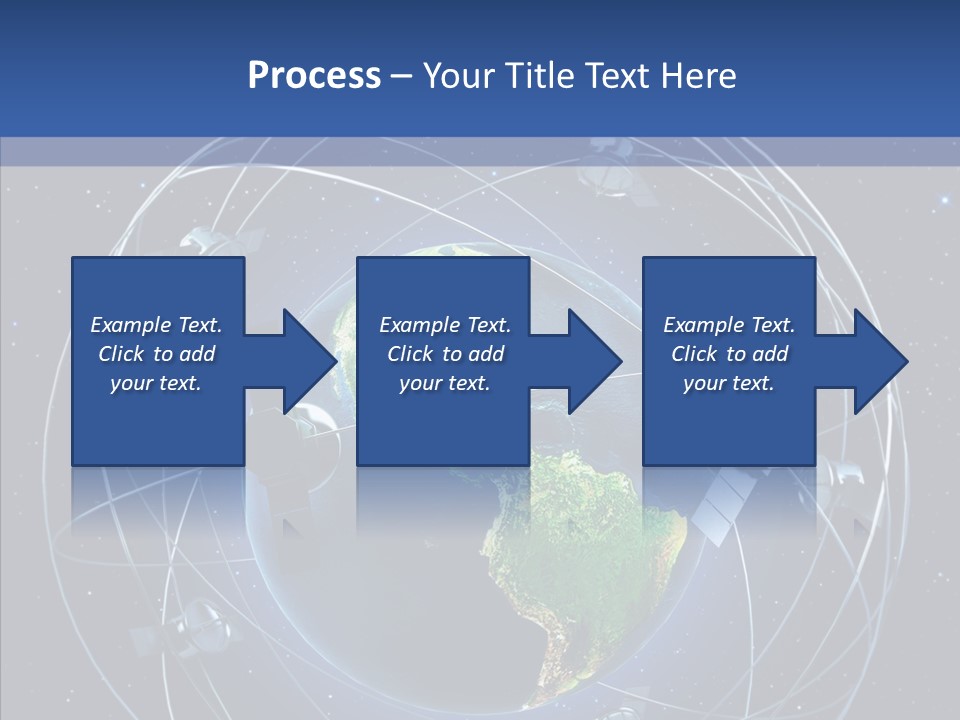 Space Technology Communications PowerPoint Template