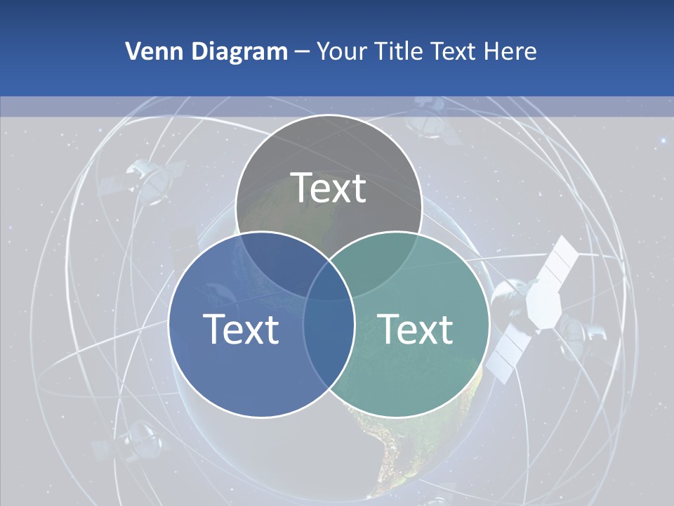 Space Technology Communications PowerPoint Template