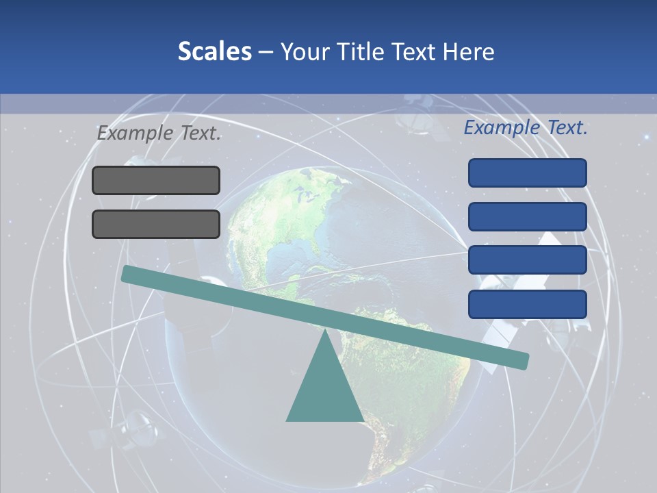 Space Technology Communications PowerPoint Template