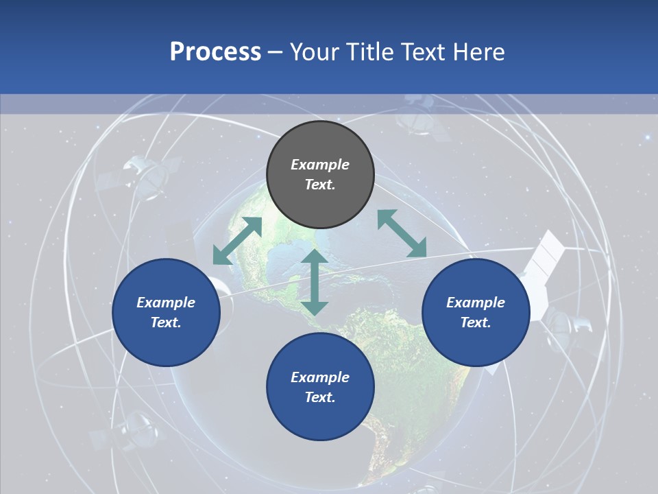 Space Technology Communications PowerPoint Template