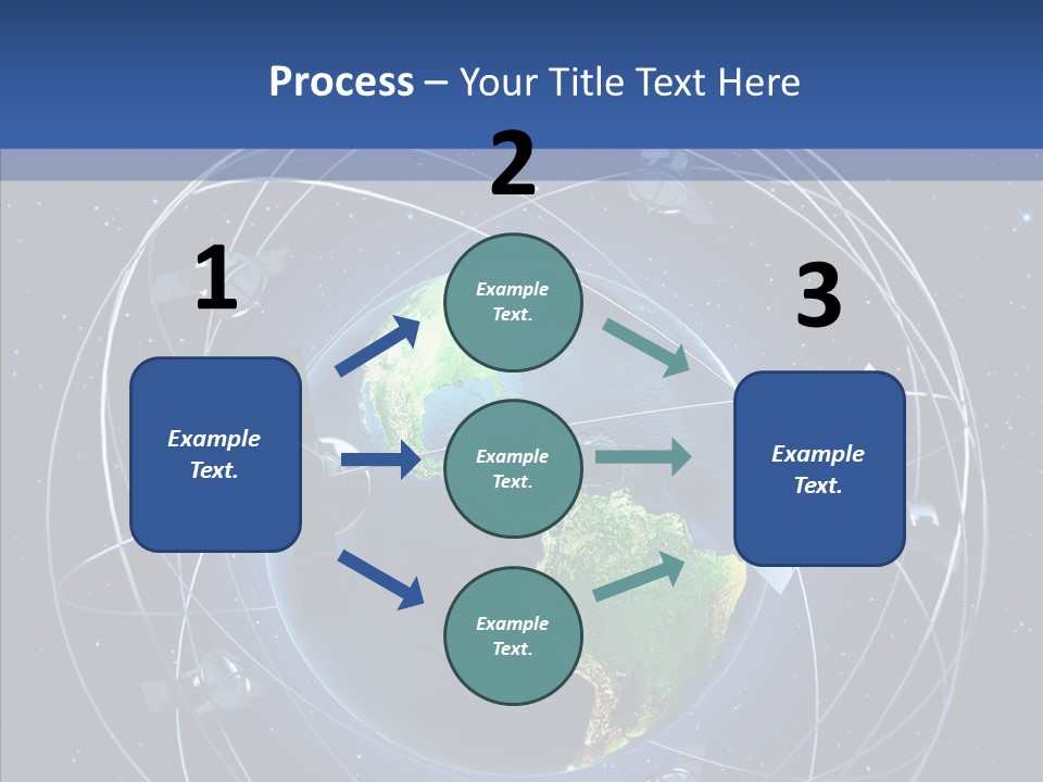 Space Technology Communications PowerPoint Template