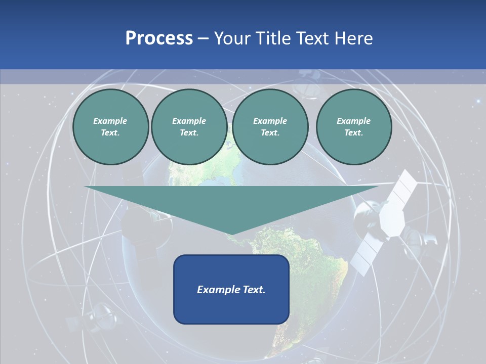 Space Technology Communications PowerPoint Template