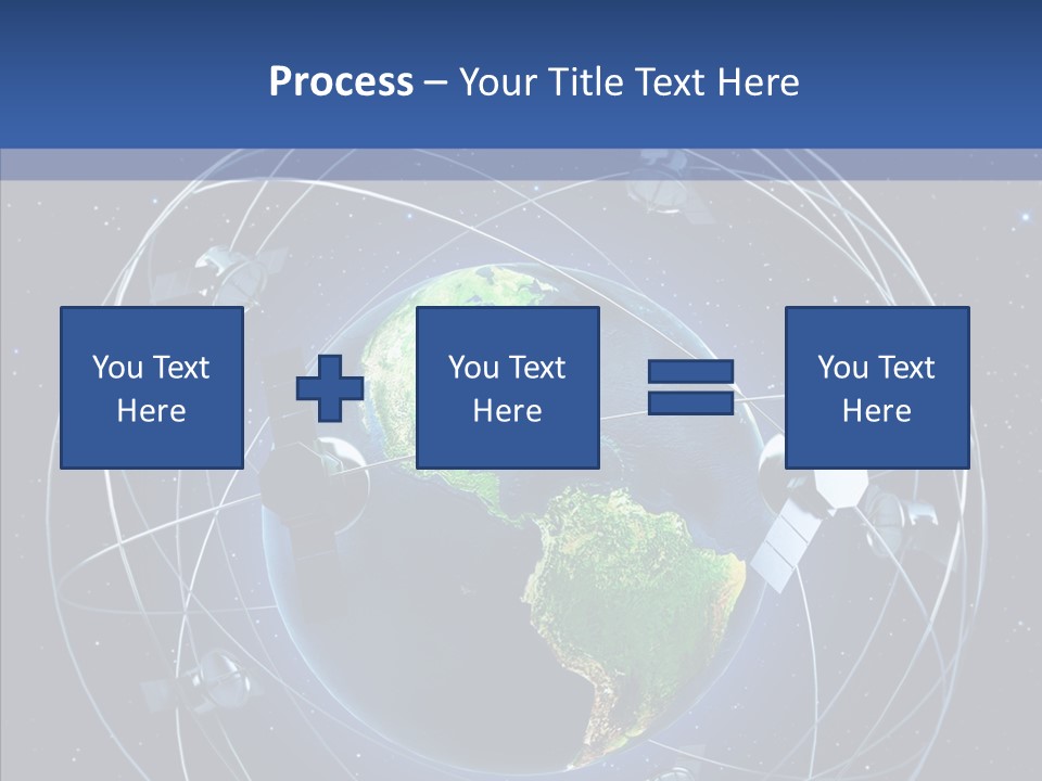 Space Technology Communications PowerPoint Template
