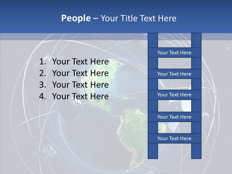 Space Technology Communications PowerPoint Template