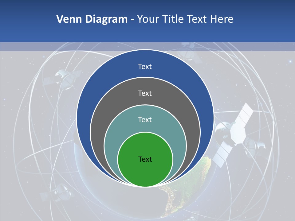 Space Technology Communications PowerPoint Template