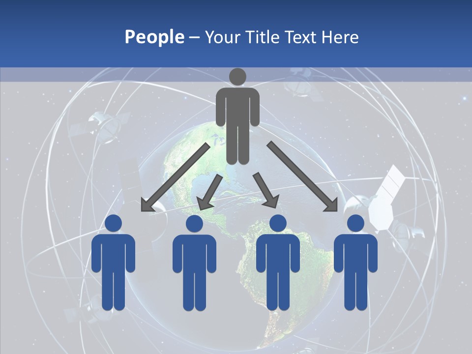 Space Technology Communications PowerPoint Template