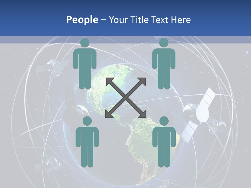 Space Technology Communications PowerPoint Template